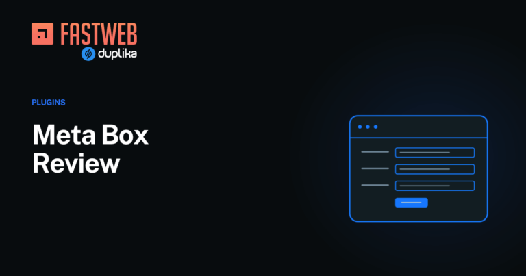 Meta Box Review - FastWeb