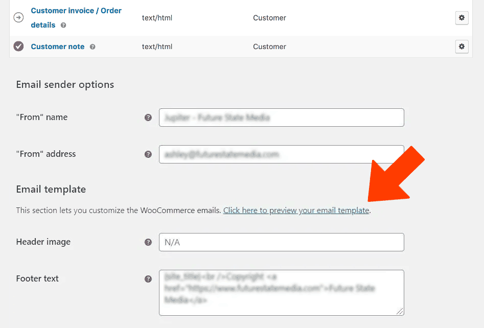 Woocommerce Email Preview